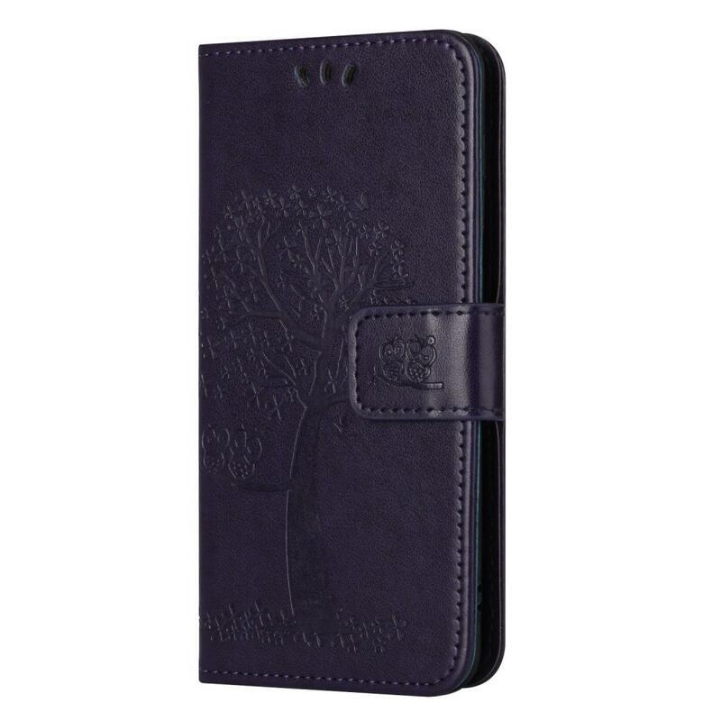 Fa pénztárca tok Xiaomi Redmi A1+/A2+ - sötétlila