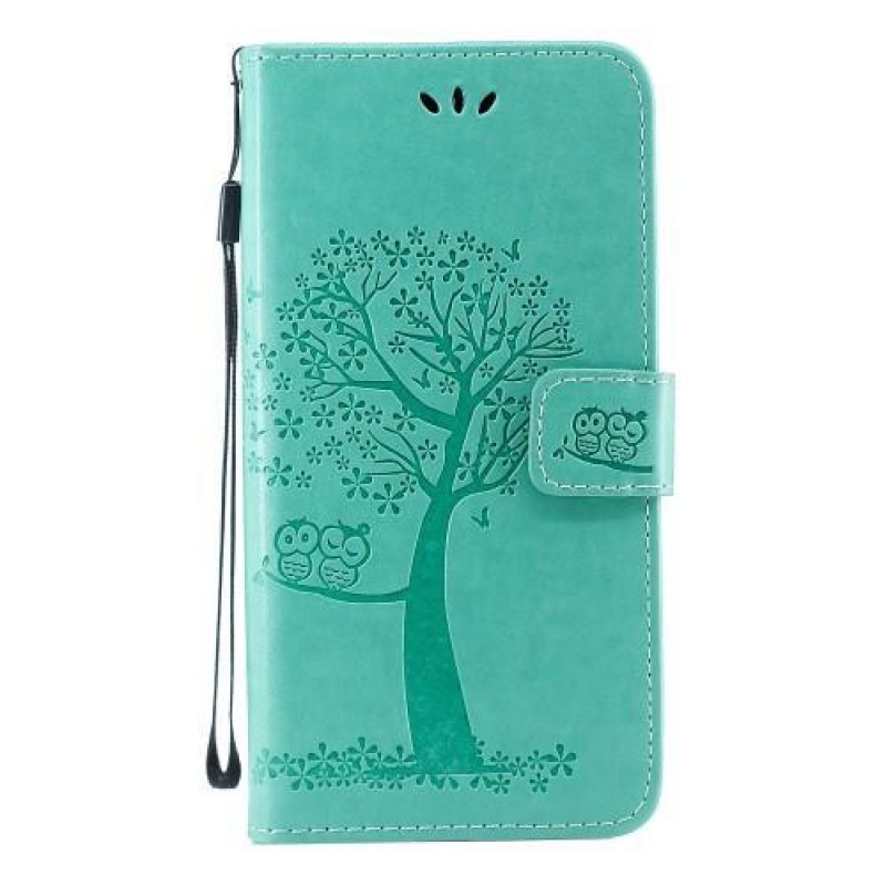 Fa PU bőr pénztárca tok Honor 20 Lite/Honor 20e - zöld