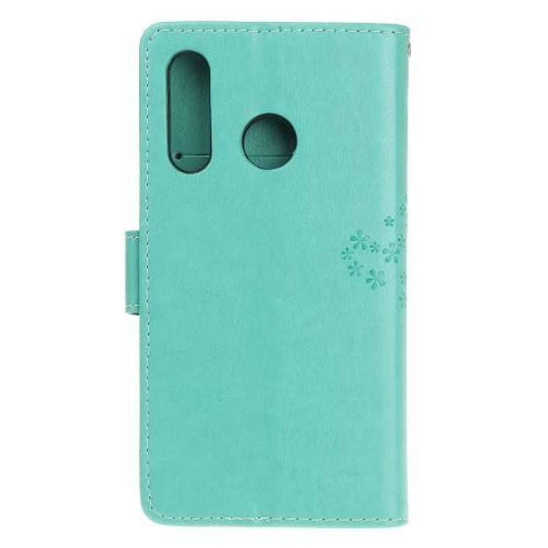 Fa PU bőr pénztárca tok Honor 20 Lite/Honor 20e - zöld