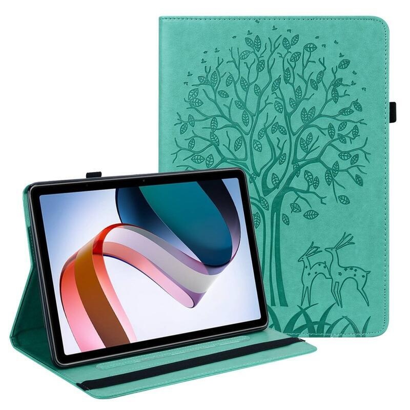 Fa záró tok Xiaomi Redmi Pad 10.6 tablethez - zöld