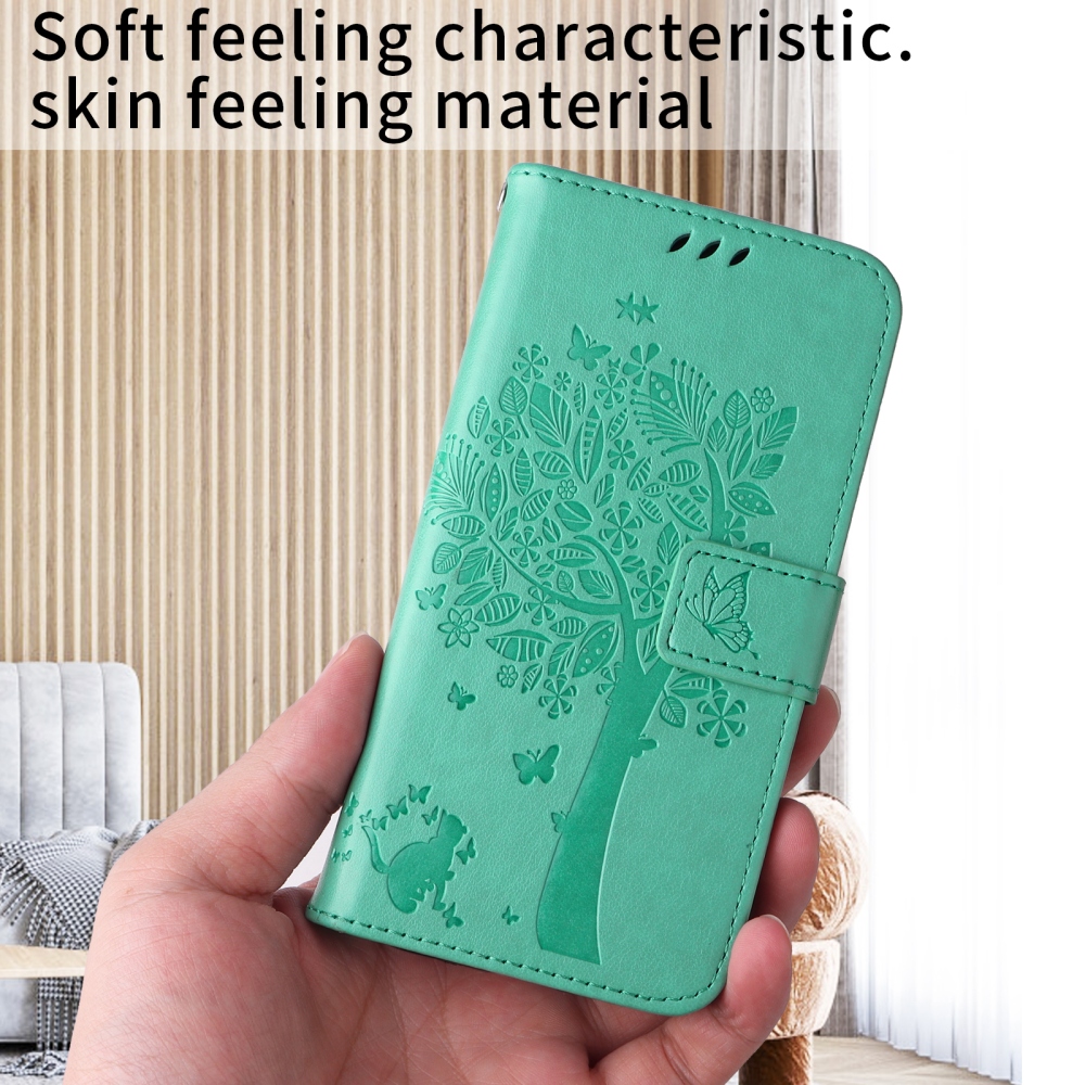Fák könyvtáska a Honor 600 Lite 5G-hez - teal - teal