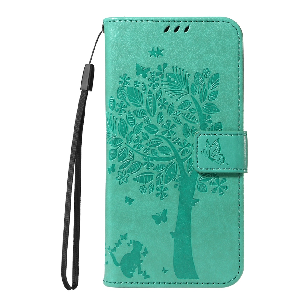 Fák könyvtáska a Honor 600 Lite 5G-hez - teal - teal