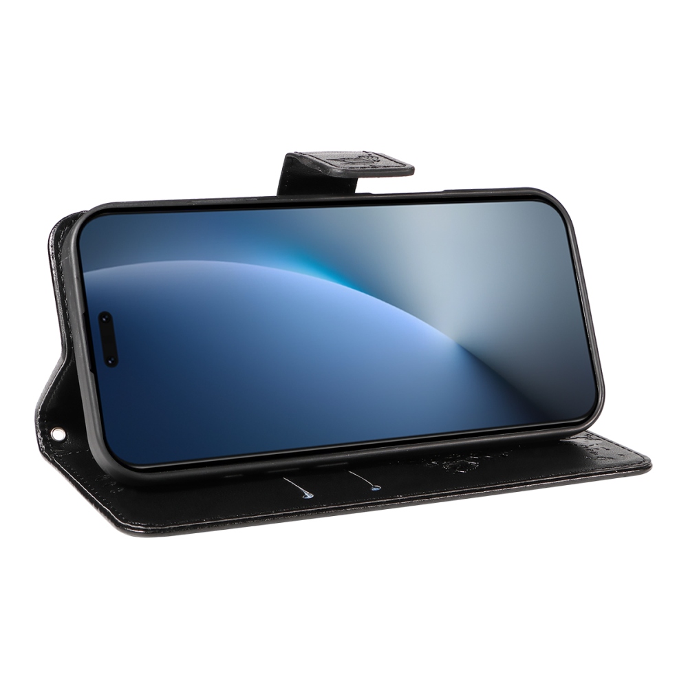 Fák könyvtáska Honor Magic 8 Pro 5G-hez - fekete