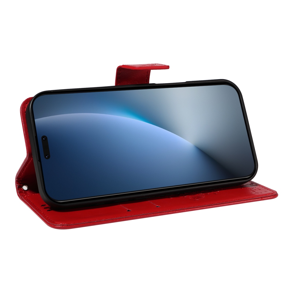 Fák könyvtáska a Honor Magic 8 Pro 5G-hez - piros