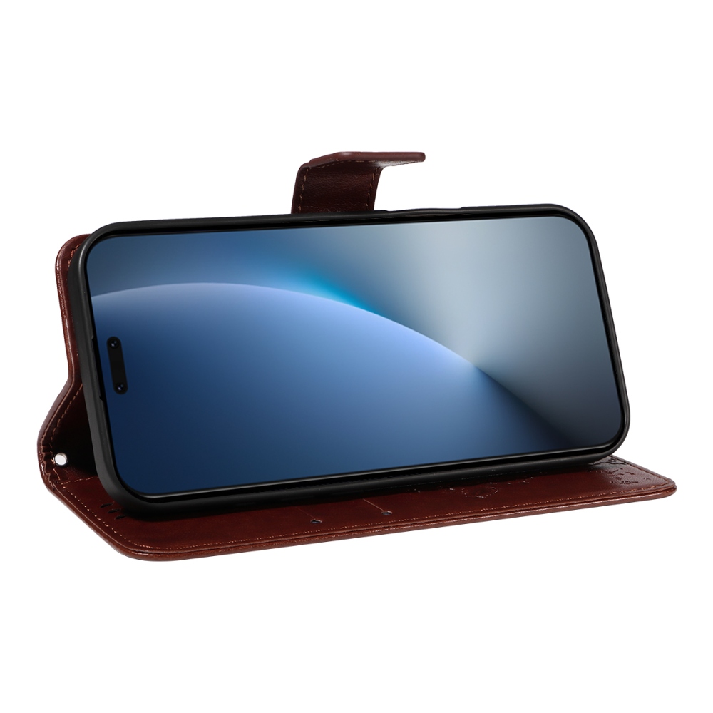 Fák könyvtáska a Honor Magic 8 Pro 5G készülékhez - barna