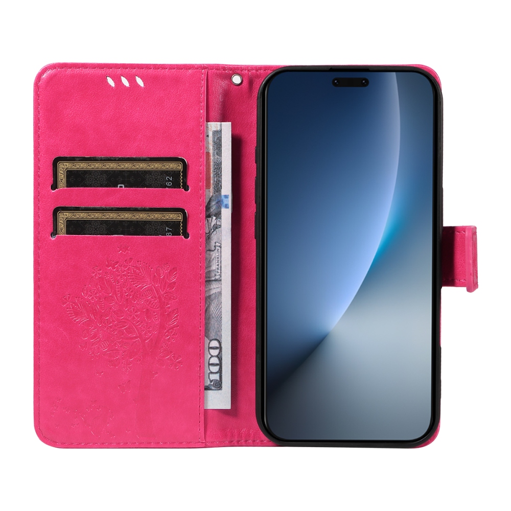 Fák könyvtáska a Honor Magic 8 Pro 5G-hez - rózsaszínű