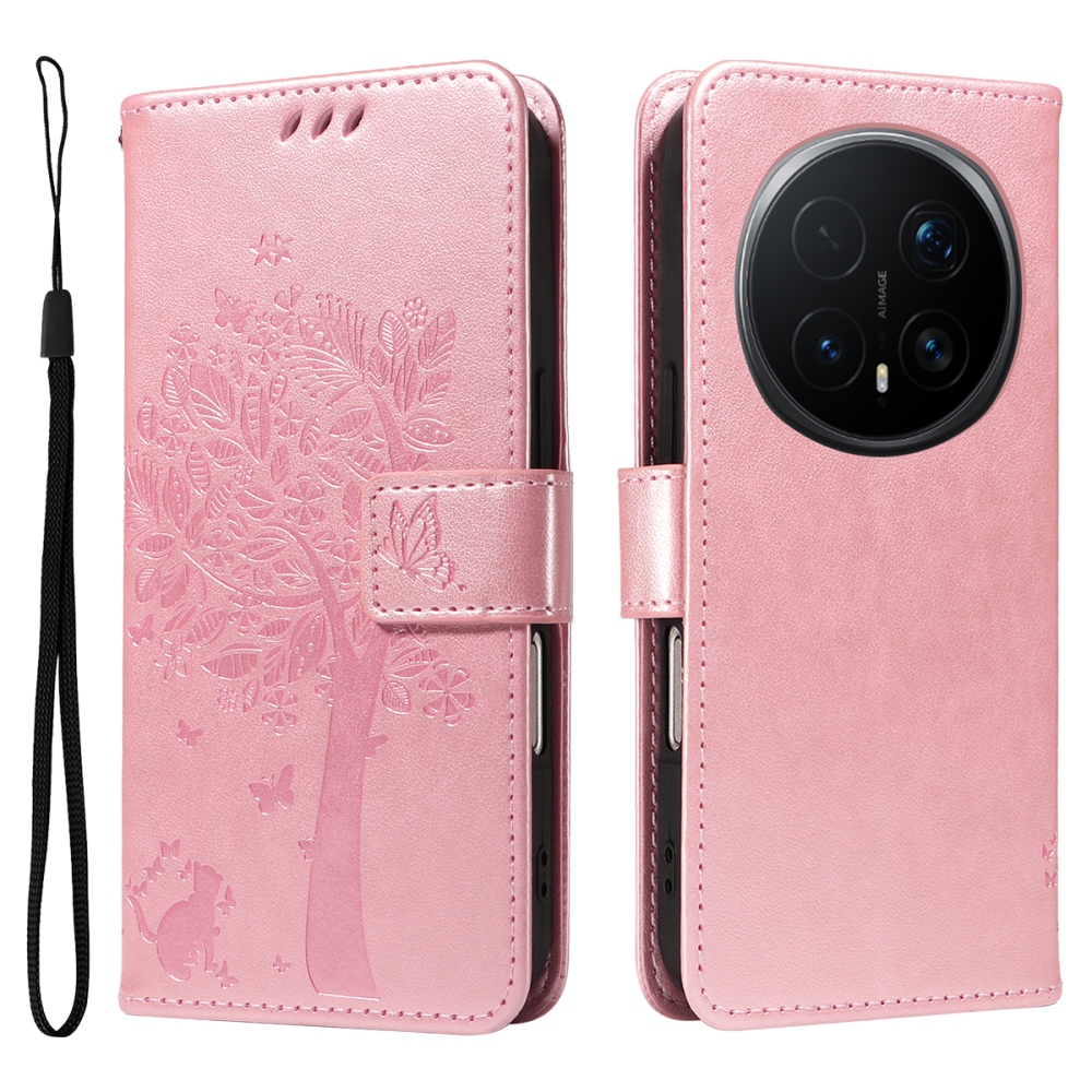 Fák könyvtáska Honor Magic 8 Pro 5G - rózsaarany színben