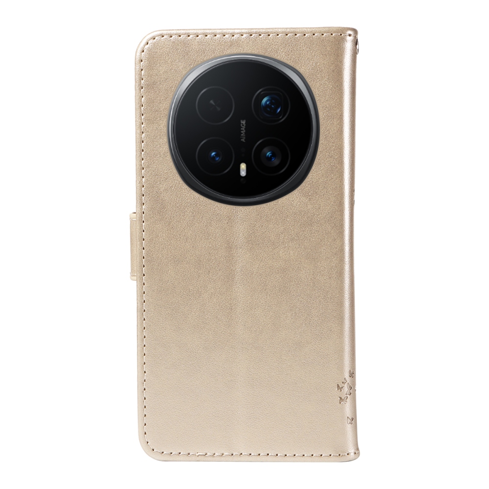 Fák könyvtáska Honor Magic 8 Pro 5G-hez - arany színben