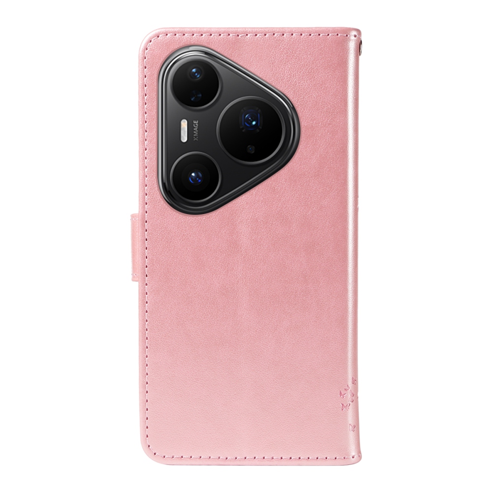 Trees mintás tok Huawei Pura 80 Pro készülékhez - rózsaszín arany