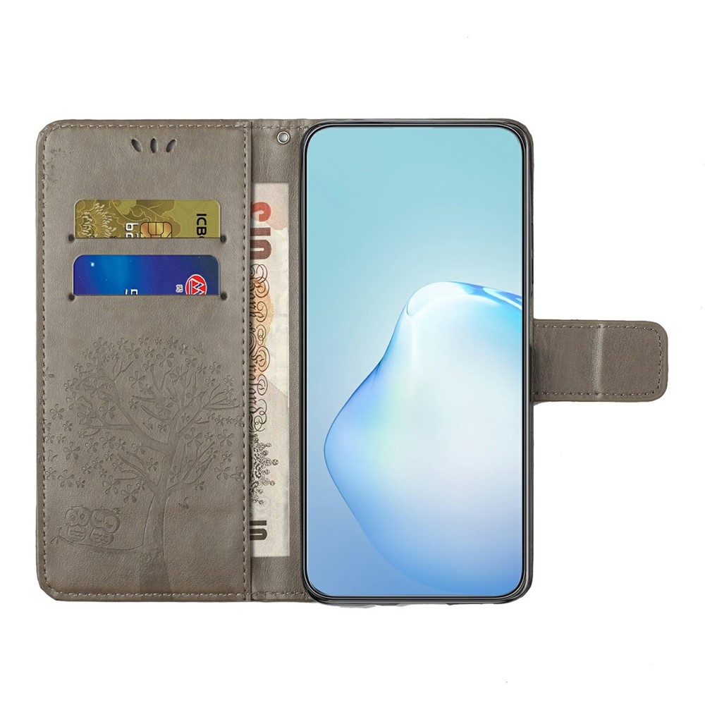 Trees könyvformájú tok a Motorola Moto G86 5G/G86 Power 5G készülékhez – szürke