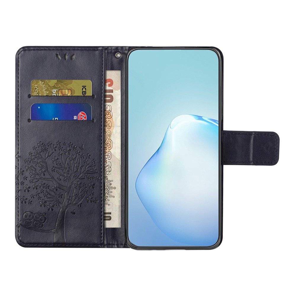 Trees könyvformájú tok a Motorola Moto G86 5G/G86 Power 5G készülékhez – sötétlila