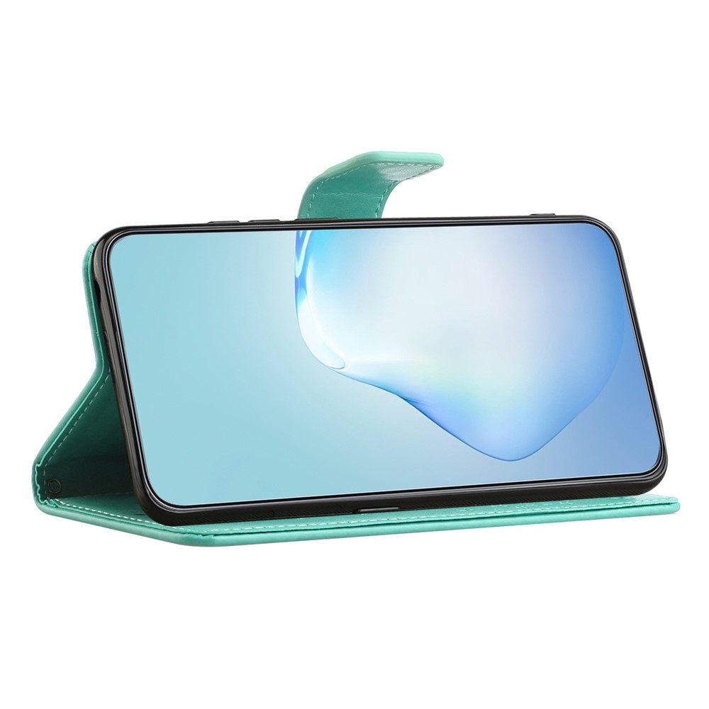 Fák könyve tok Samsung Galaxy A37 5G - teal színű