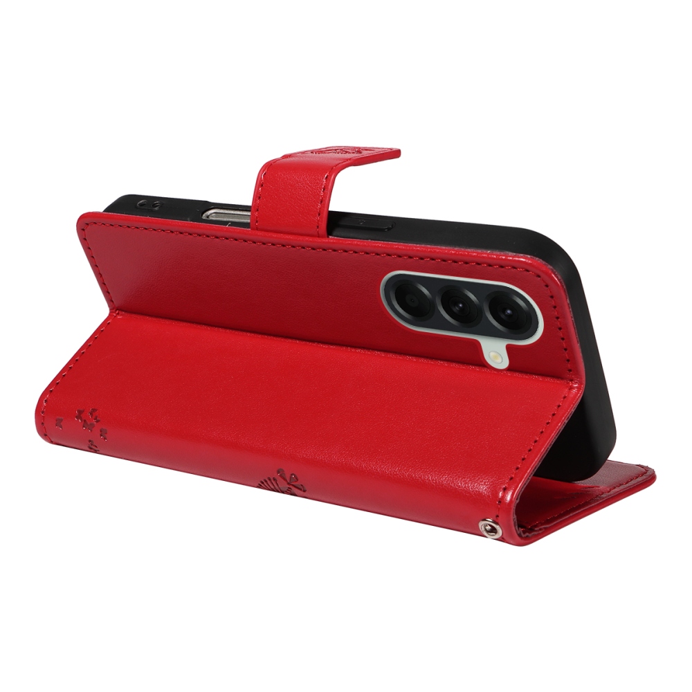 Fák könyve tok Samsung Galaxy A57 5G - piros