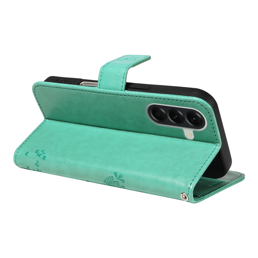 Fák könyve tok Samsung Galaxy A57 5G - teal színű