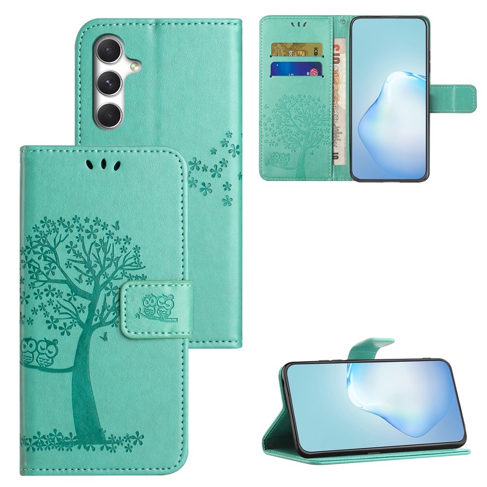 Fa könyv tok Samsung Galaxy A57 5G - teal - teal