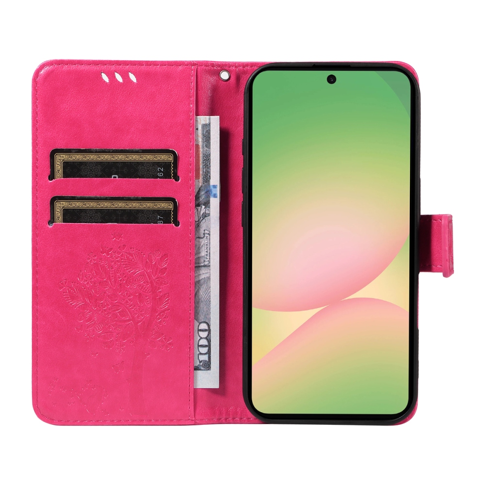 Fák könyve tok Samsung Galaxy A57 5G - rózsaszínű