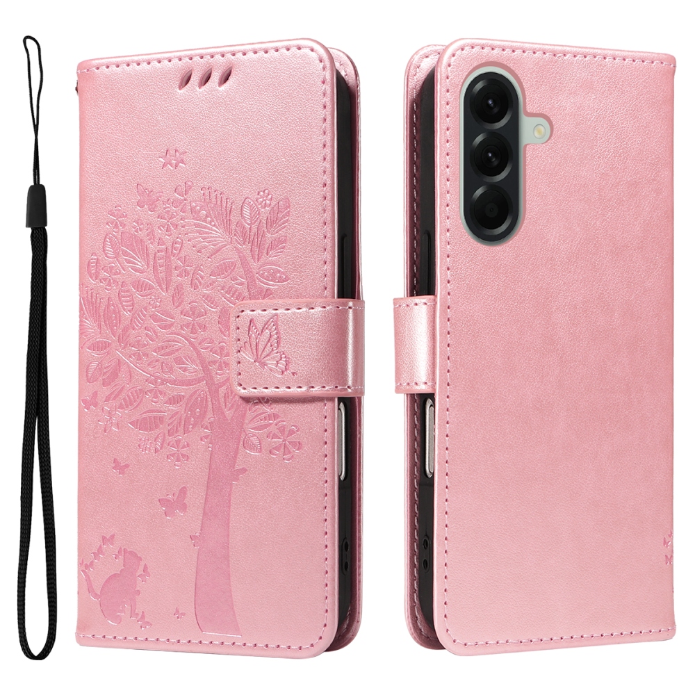 Fák könyve tok Samsung Galaxy A57 5G - rózsaarany