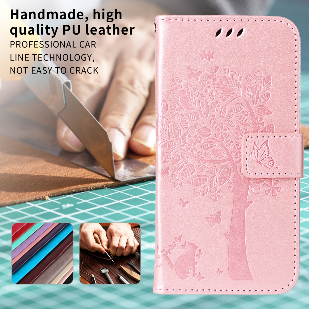 Fák könyve tok Samsung Galaxy A57 5G - rózsaarany