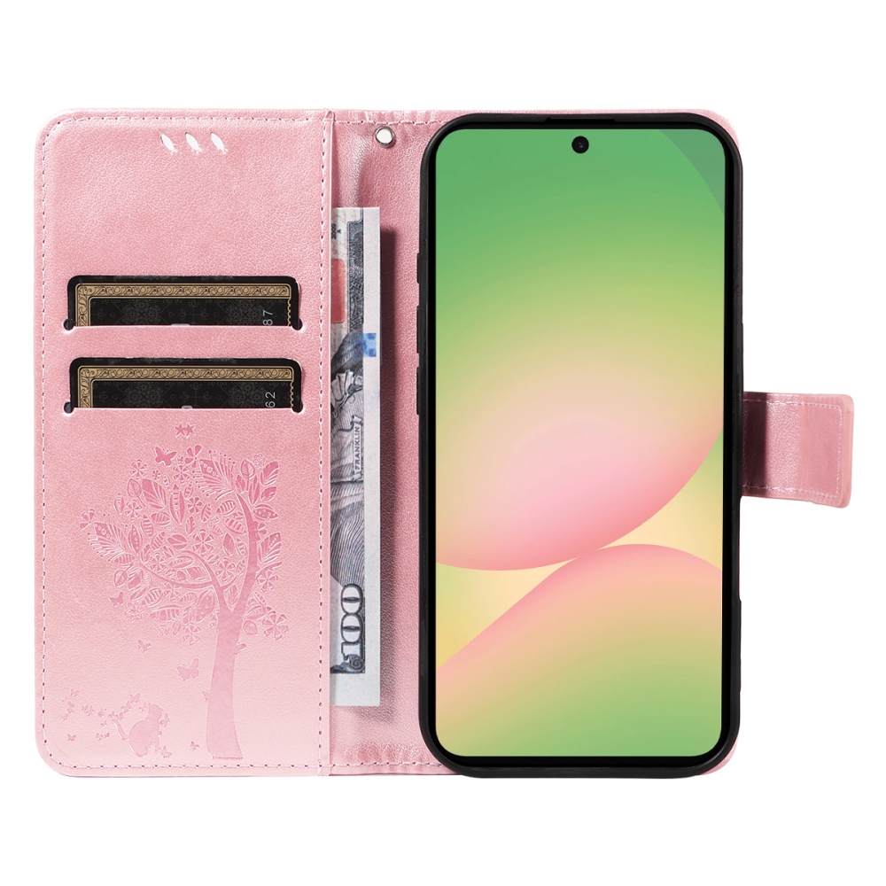 Fák könyve tok Samsung Galaxy A57 5G - rózsaarany