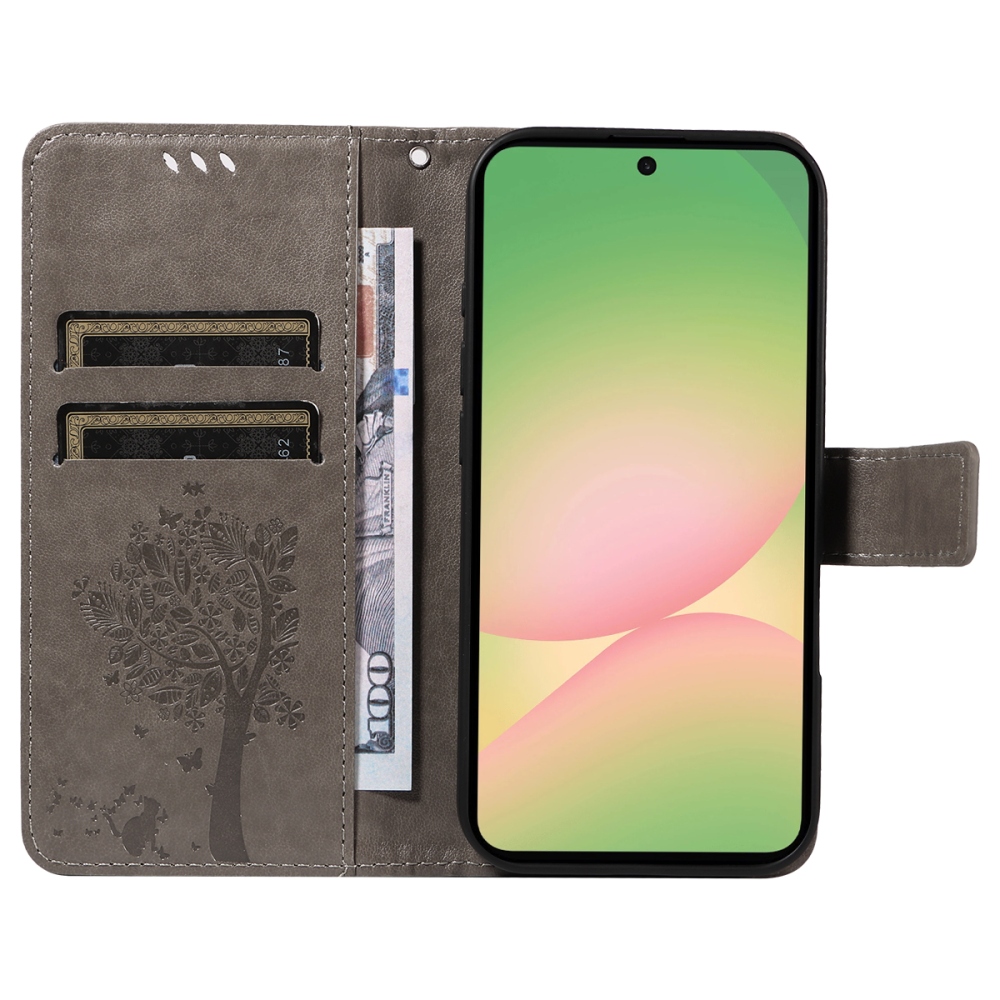 Fák könyve tok Samsung Galaxy A57 5G - szürke