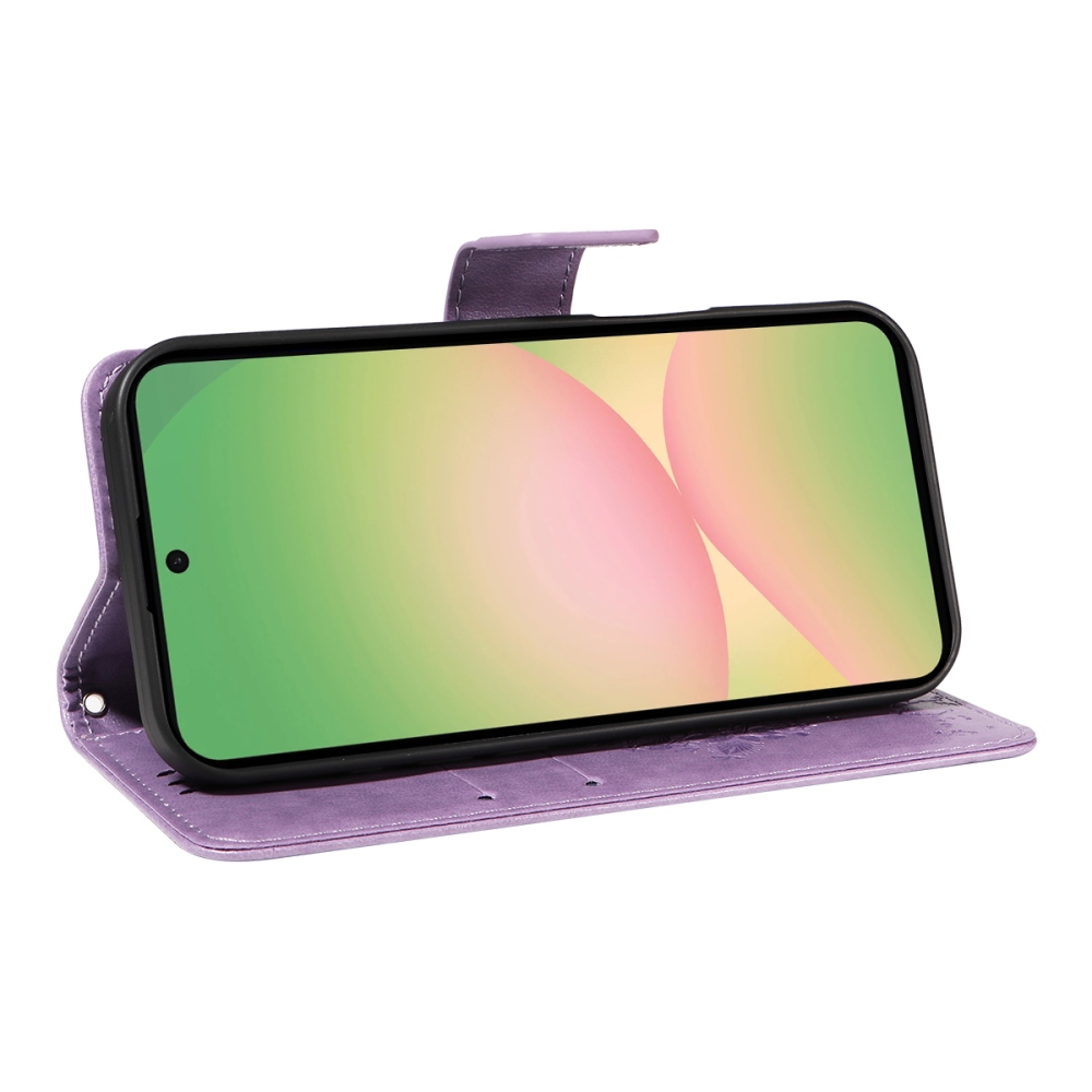 Fák könyve tok Samsung Galaxy A57 5G - világos lila