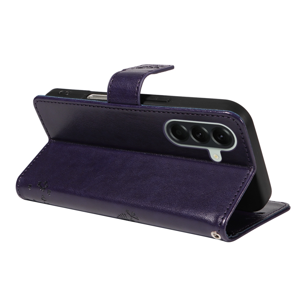 Fák könyve tok Samsung Galaxy A57 5G - sötétlila