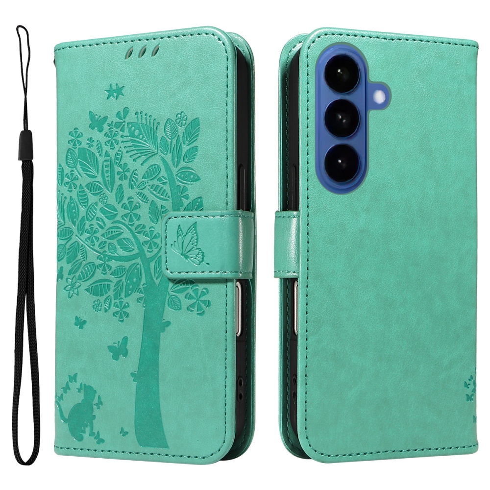 Fák könyve tok Samsung Galaxy S26+ - teal - kék színű