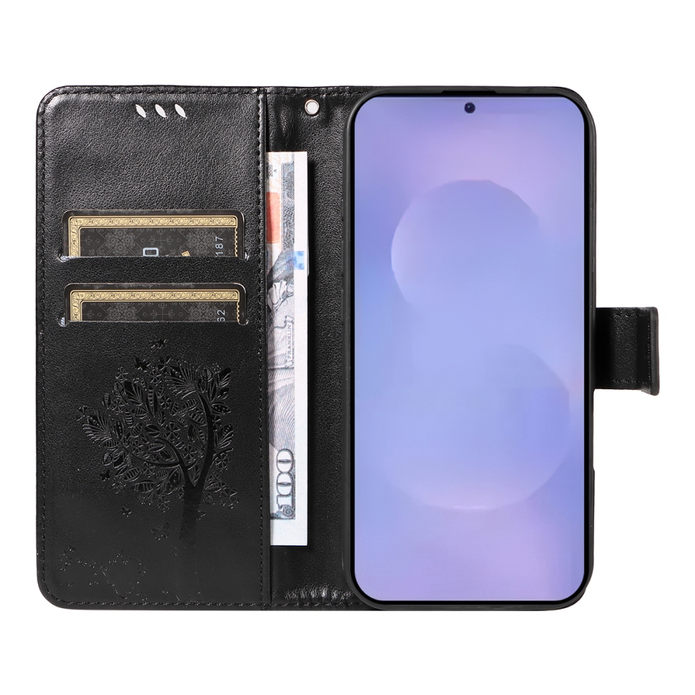Fák könyve tok Samsung Galaxy S26/S26 Pro készülékhez - fekete