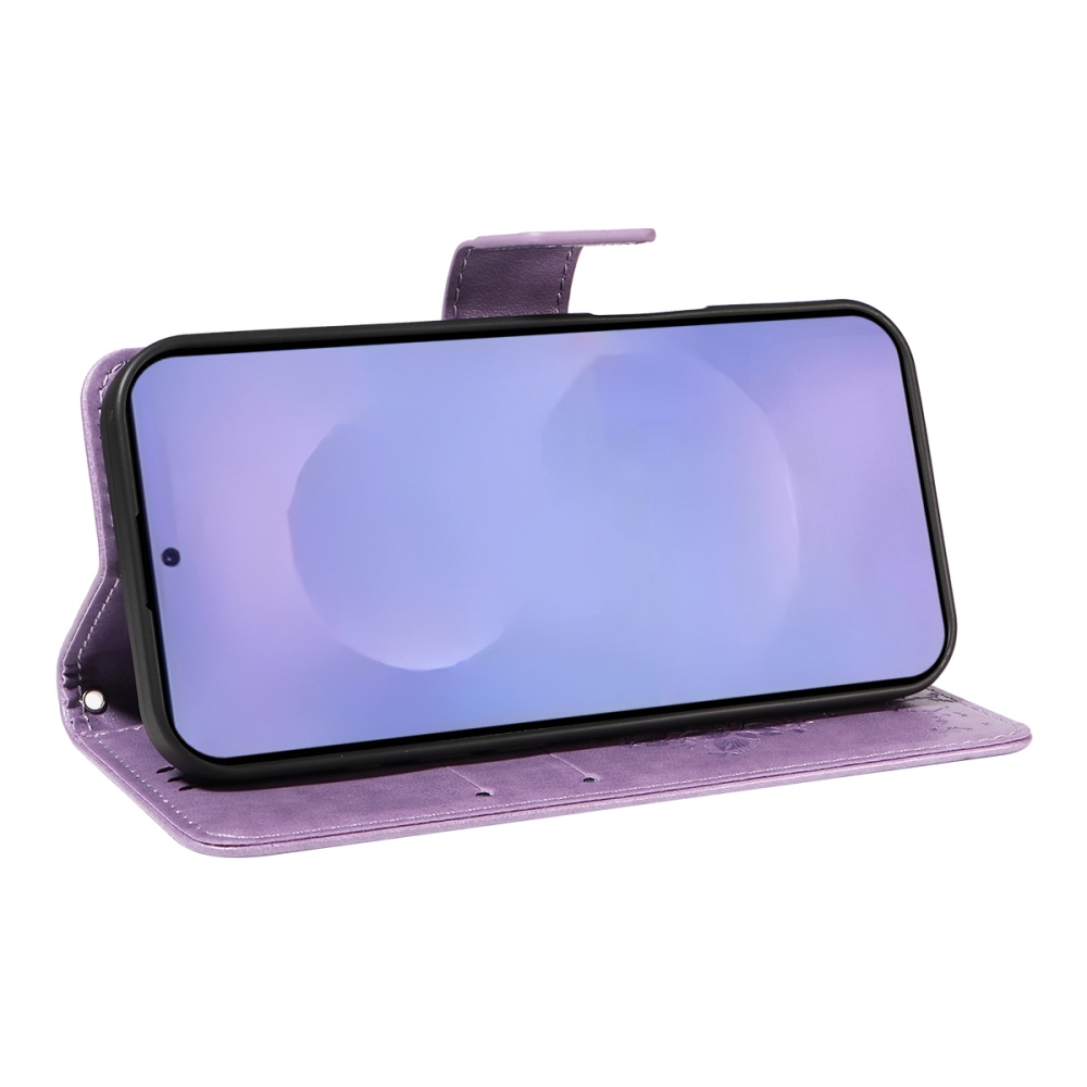 Fák könyve tok Samsung Galaxy S26+ - világos lila