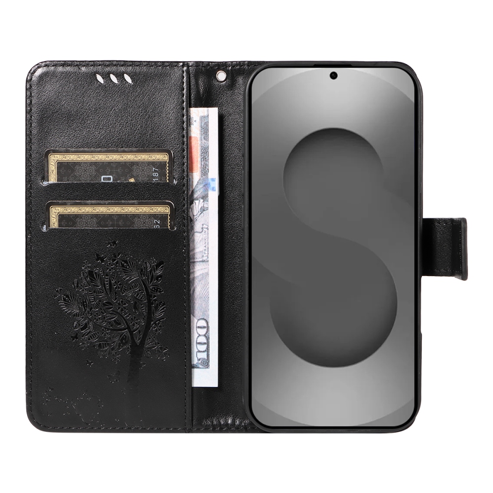 Fák könyve tok Samsung Galaxy S26 Ultra - fekete