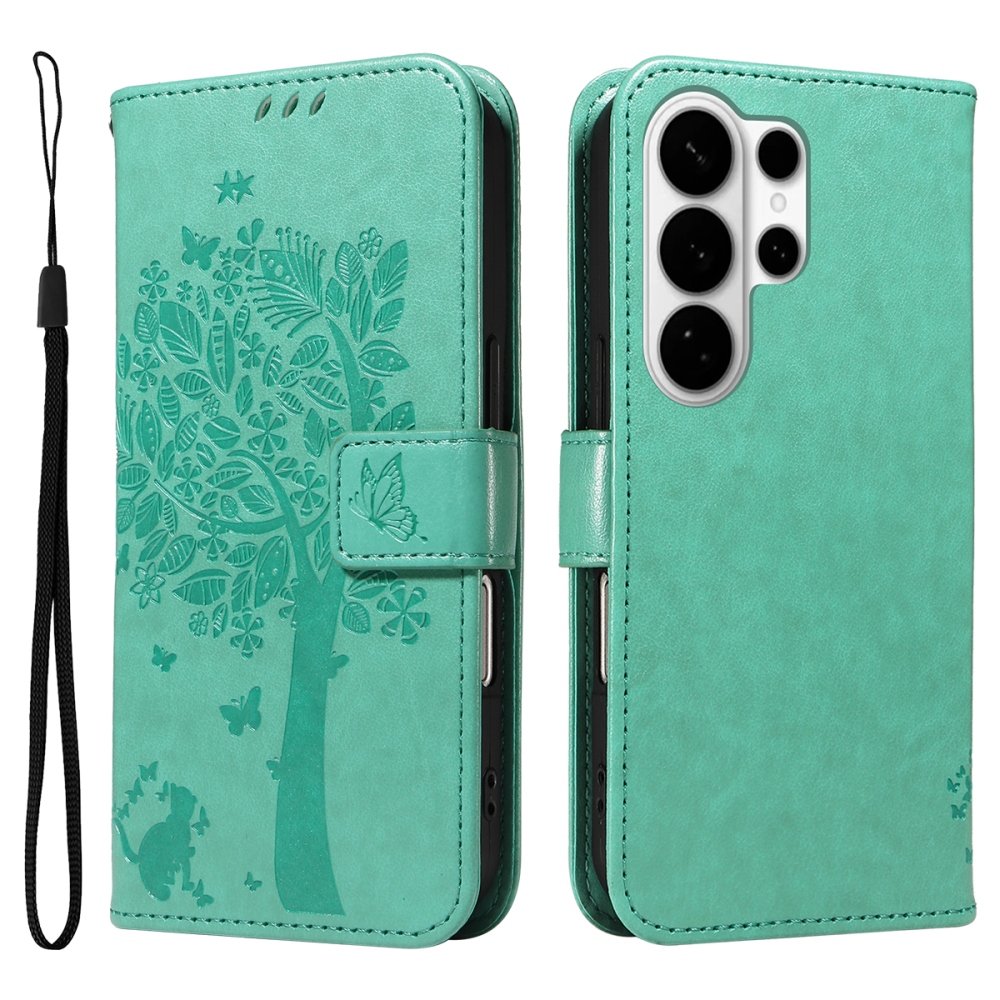 Fák könyve tok Samsung Galaxy S26 Ultra - teal színű