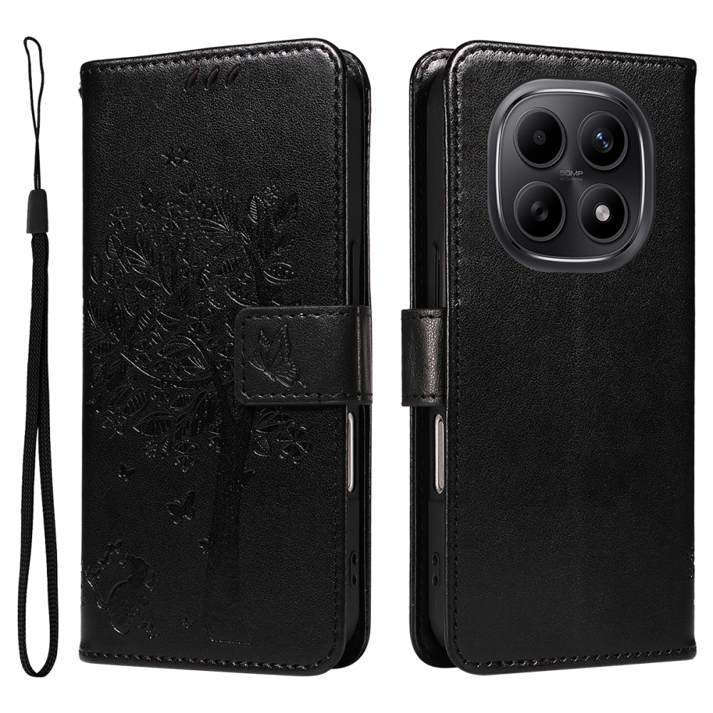 Fák könyve tok Xiaomi Poco M8 5G/Redmi Note 15 5G/Note 15 4G - fekete