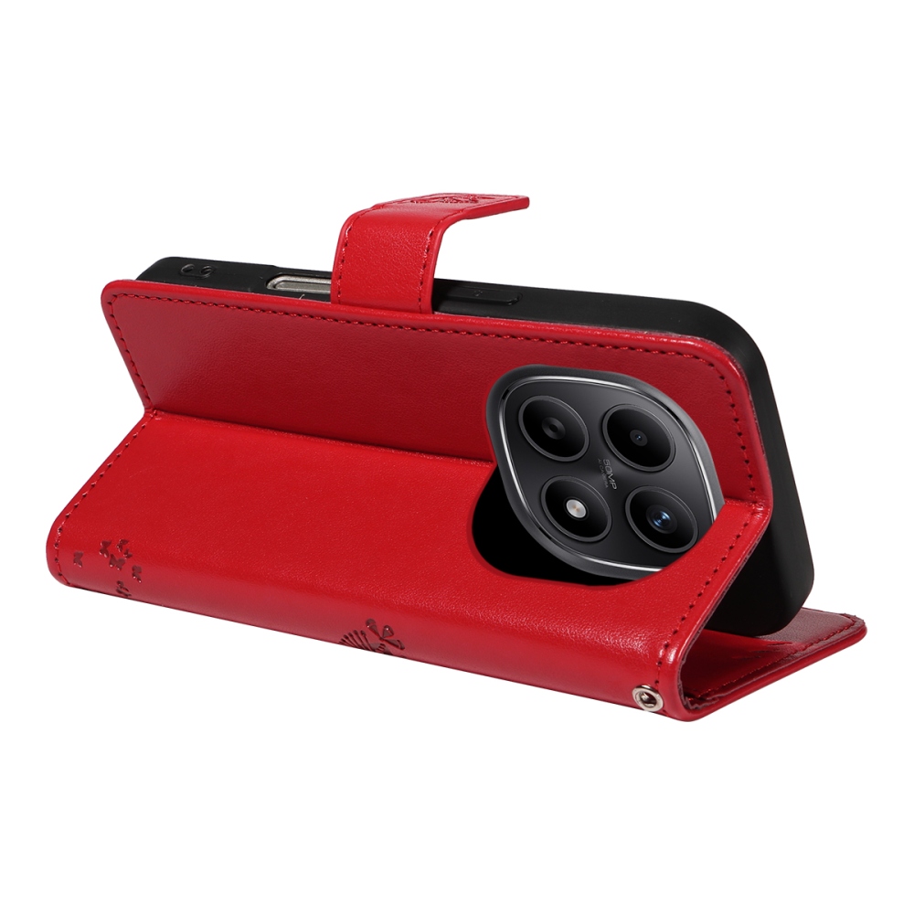 Fák könyve tok Xiaomi Poco M8 5G/Redmi Note 15 5G/Note 15 4G - piros