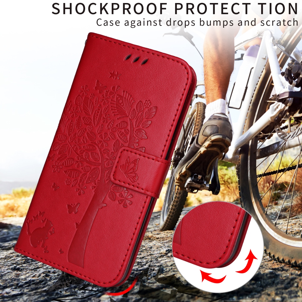 Fák könyve tok Xiaomi Poco M8 5G/Redmi Note 15 5G/Note 15 4G - piros