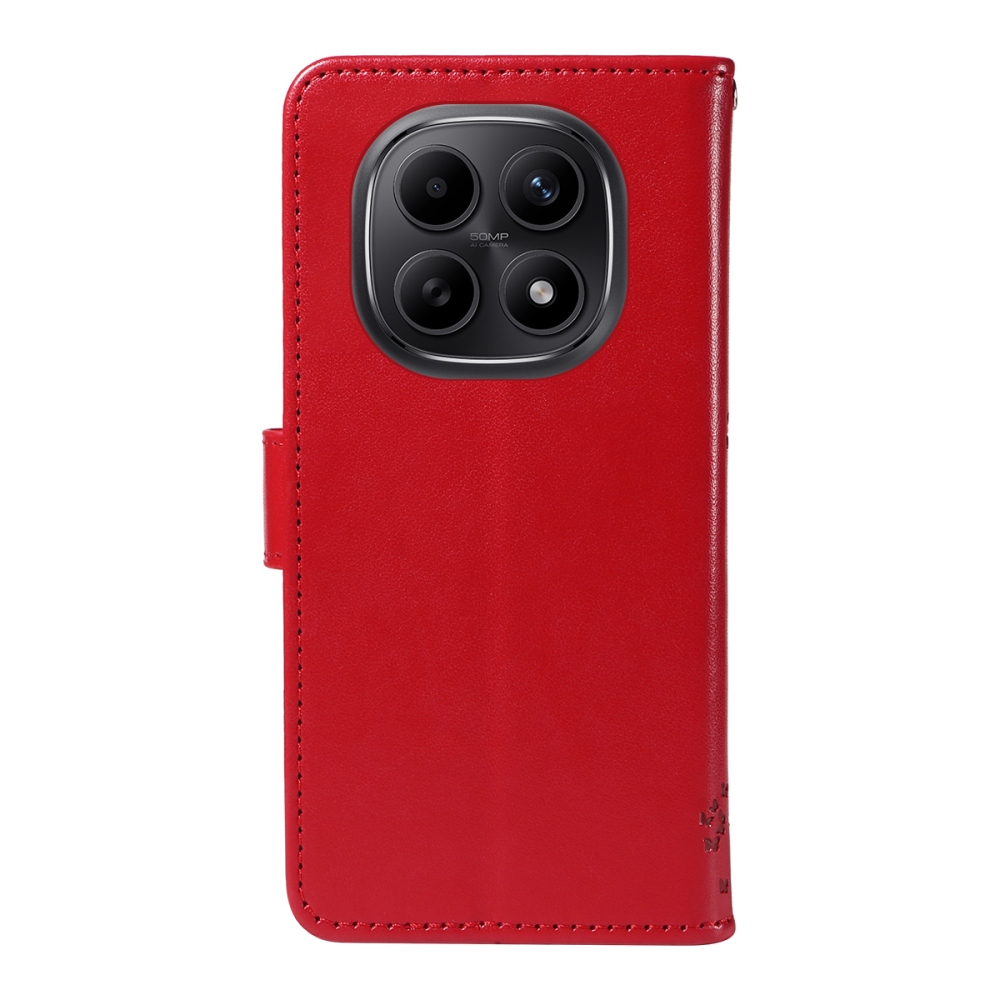 Fák könyve tok Xiaomi Poco M8 5G/Redmi Note 15 5G/Note 15 4G - piros