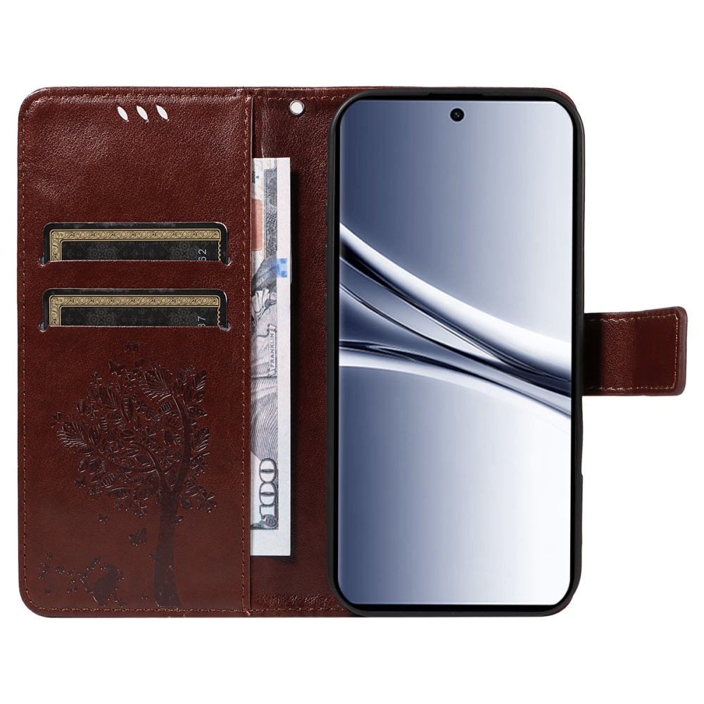 Fák könyve tok Xiaomi Poco M8 5G/Redmi Note 15 5G/Note 15 4G - barna színben