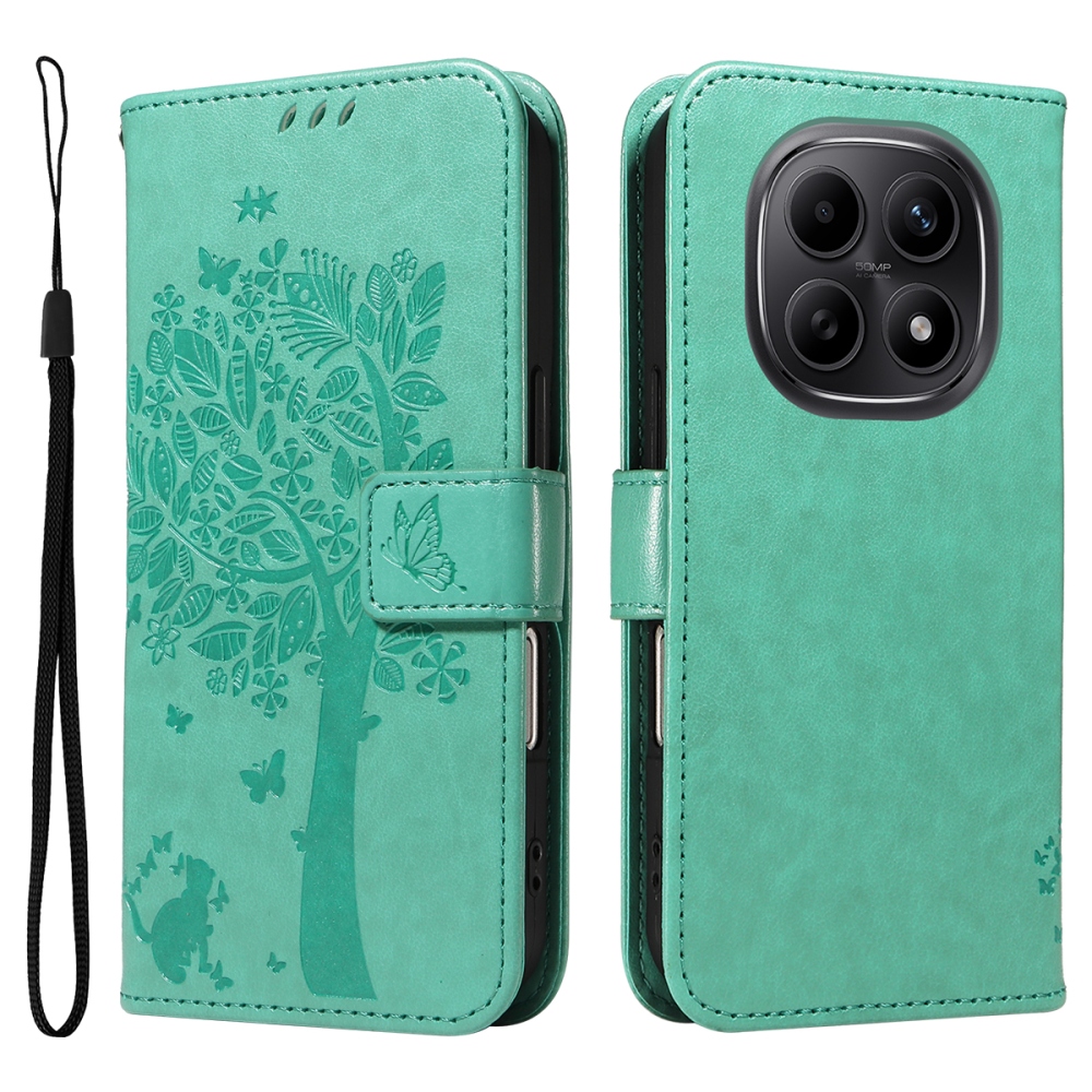 Fák könyve tok Xiaomi Poco M8 5G/Redmi Note 15 5G/Note 15 4G - teal színben