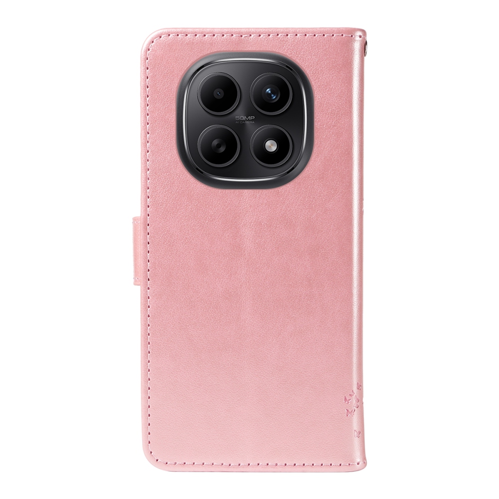 Fák könyve tok Xiaomi Poco M8 5G/Redmi Note 15 5G/Note 15 4G - rózsaarany