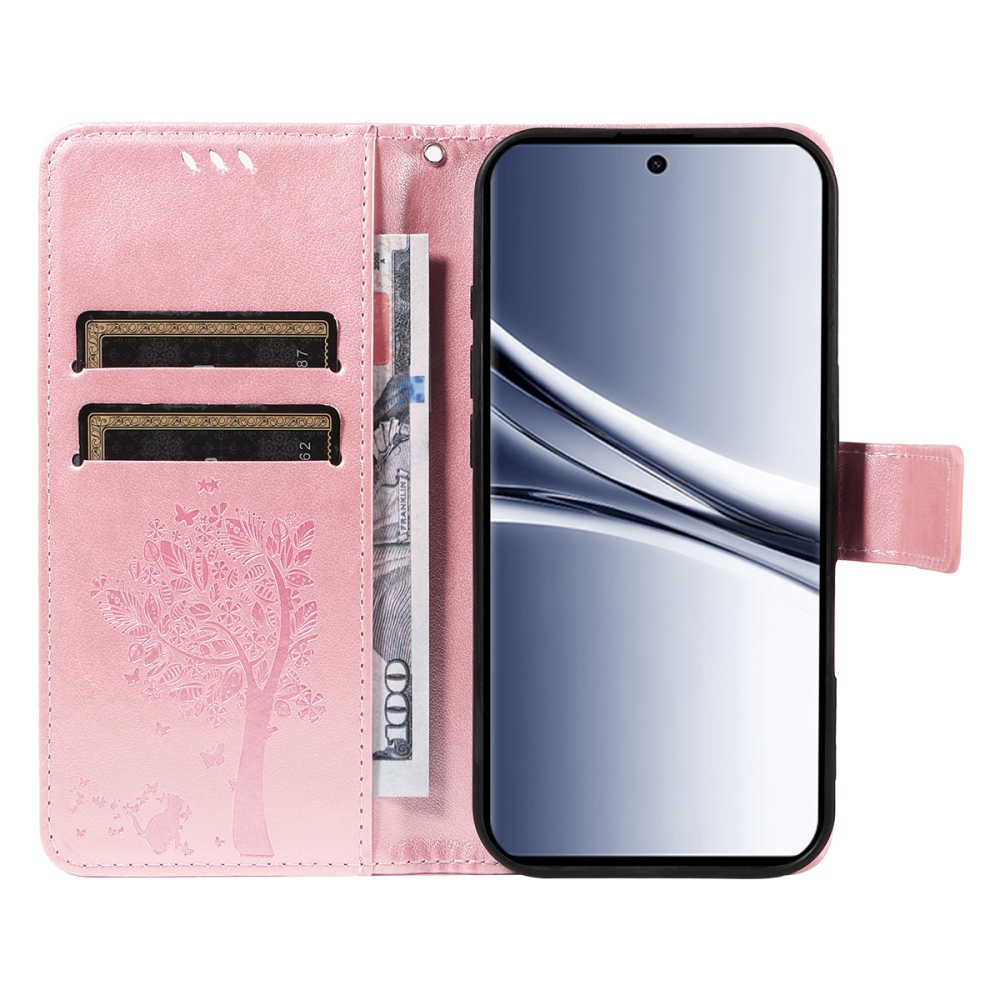 Fák könyve tok Xiaomi Poco M8 5G/Redmi Note 15 5G/Note 15 4G - rózsaarany