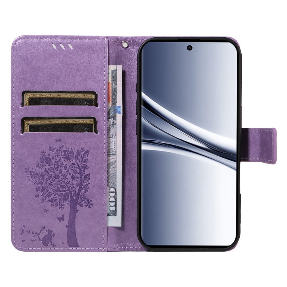 Fák könyve tok Xiaomi Poco M8 5G/Redmi Note 15 5G/Note 15 4G - világos lila