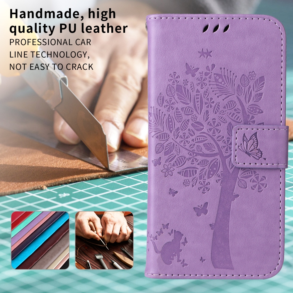 Fák könyve tok Xiaomi Poco M8 5G/Redmi Note 15 5G/Note 15 4G - világos lila