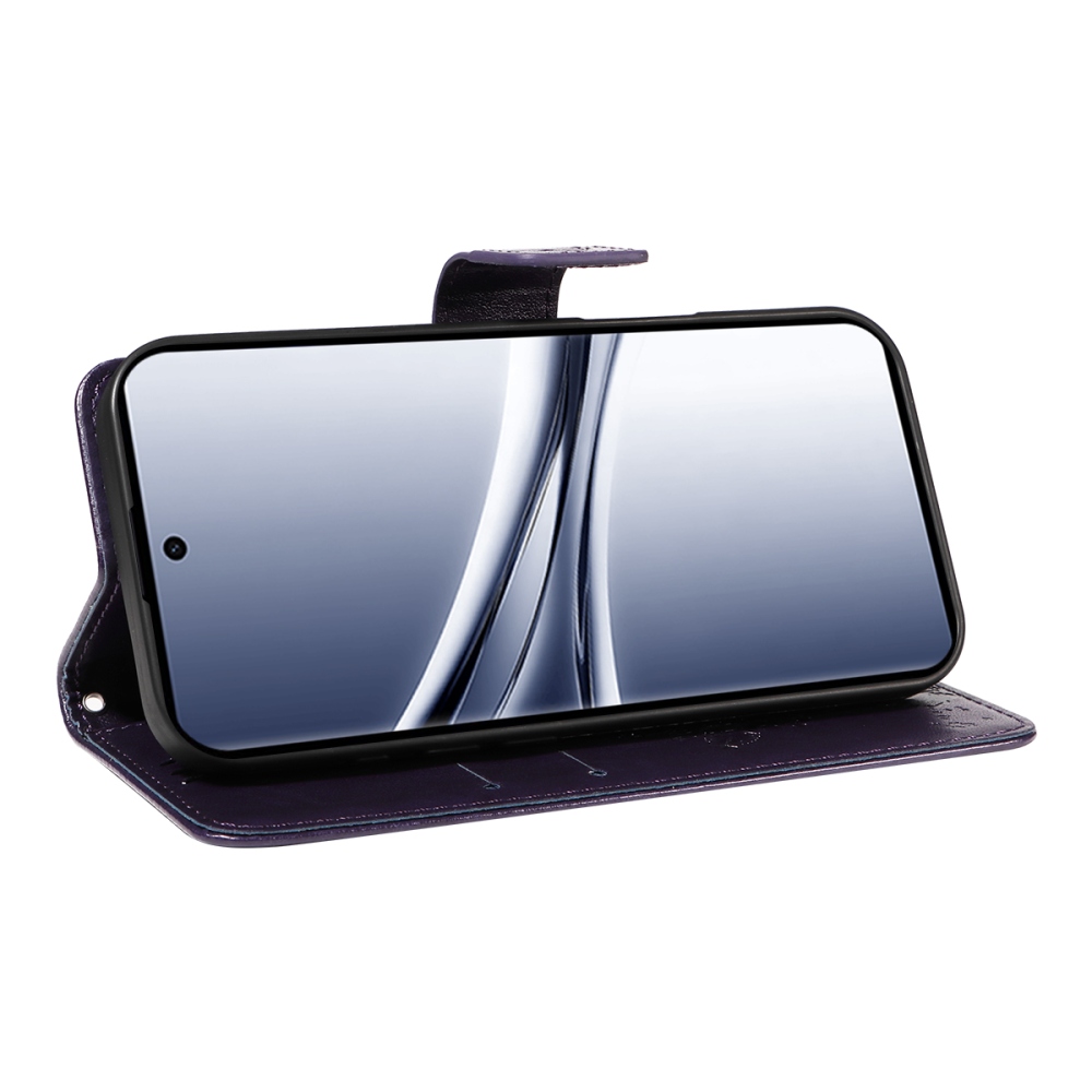 Fák könyv tokja Xiaomi Poco M8 5G/Redmi Note 15 5G/Note 15 4G - sötétlila