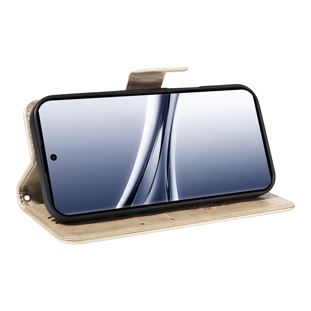 Fák könyv tokja Xiaomi Poco M8 5G/Redmi Note 15 5G/Note 15 4G - arany színű