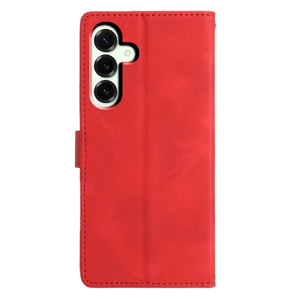Háromszögletű könyv tok Samsung Galaxy A37 5G - piros