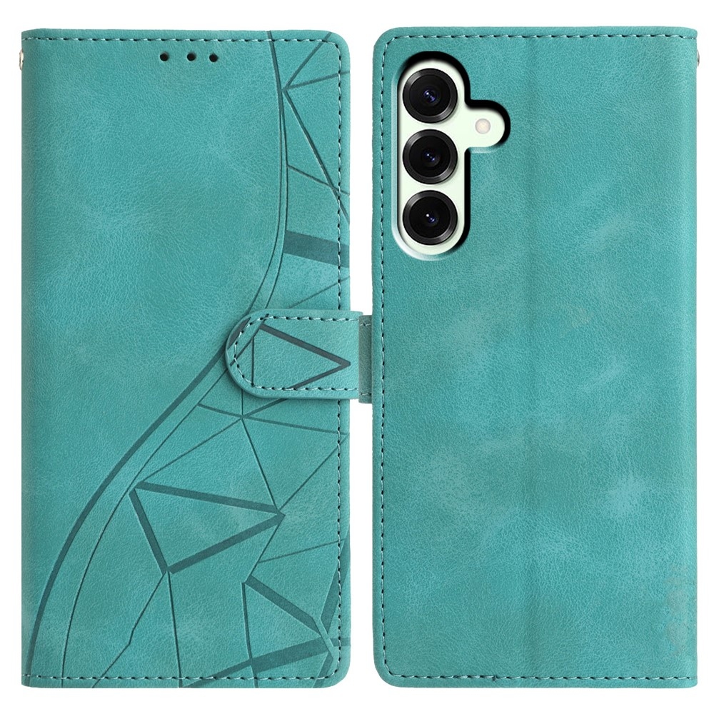 Háromszögletű könyv tok Samsung Galaxy A37 5G - zöld