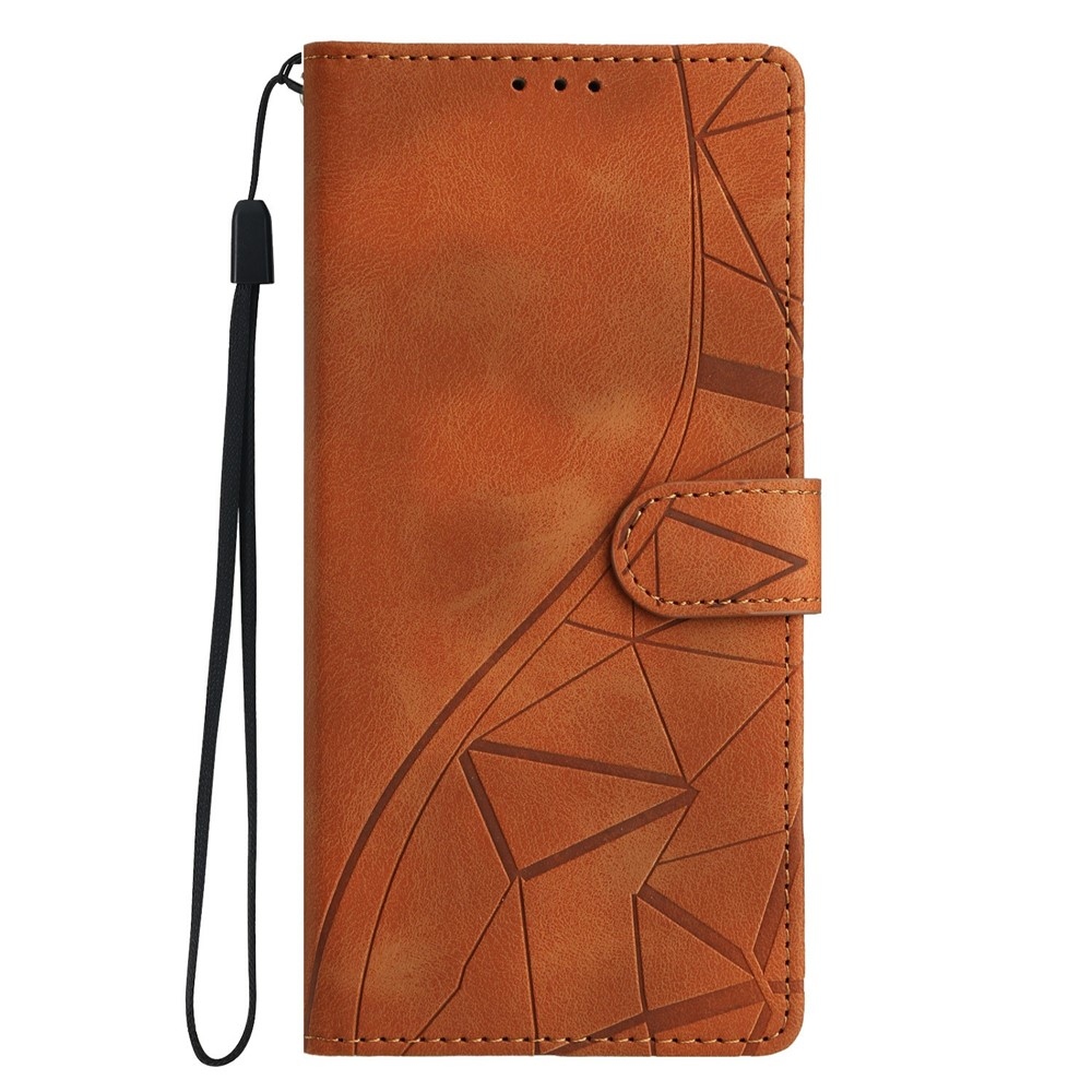 Háromszögletű könyv tok Xiaomi Redmi Note 15 Pro+ 5G/Xiaomi Poco M8 Pro 5G - barna színben