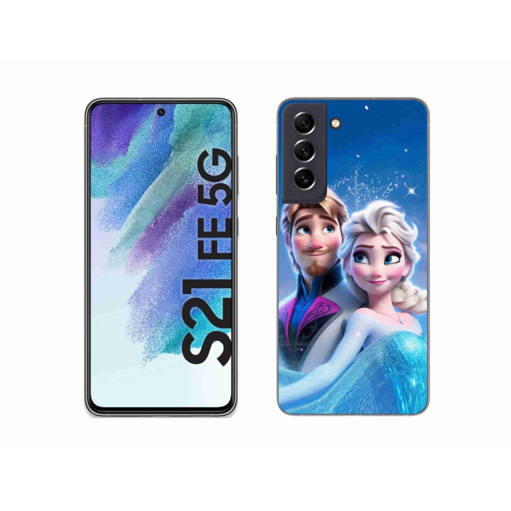 Zselés borítás mmCase Samsung Galaxy S21 FE 5G - Ice Kingdom 1