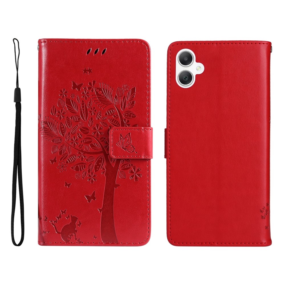 Fák könyve tok Samsung Galaxy A06 4G - piros