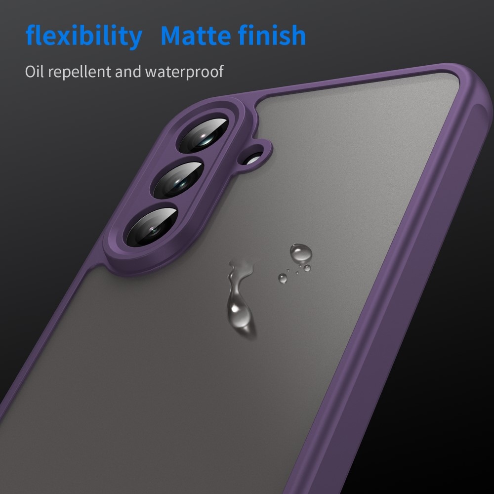 Zselés tok kemény hátlappal Samsung Galaxy A56 5G - lila