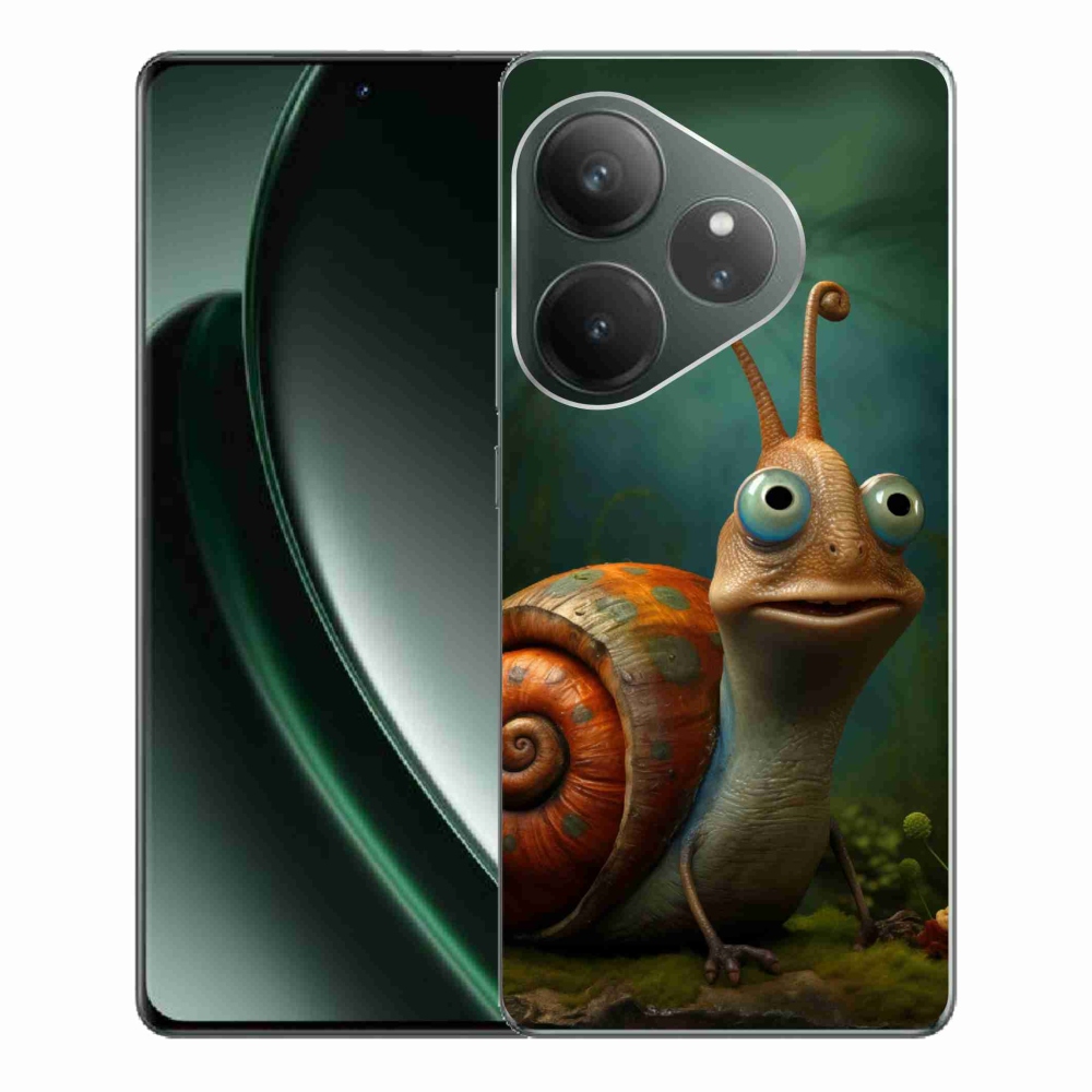 Zselés borítás mmCase a Realme GT 6 5G/GT 6T 5G készülékhez - csiga
